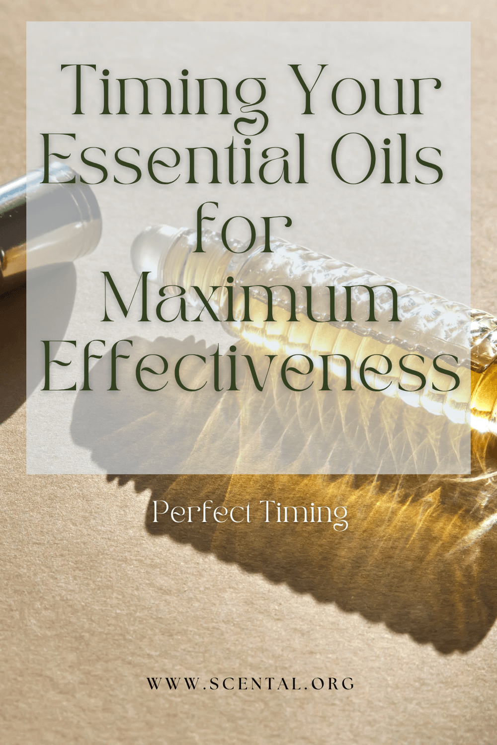 Chronobiology of  EOs: Timing Your Essential Oils for Maximum Effectiveness